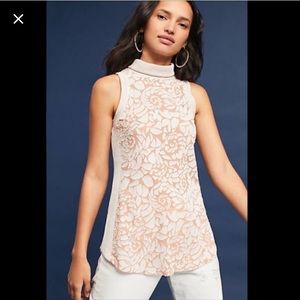 Rose top by Anthropologie